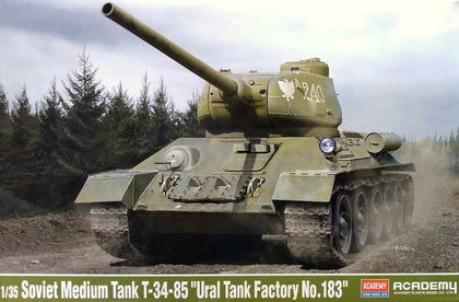SOVIET MEDIUM TANK T-35-85 URAL TANK FACTORY N.183 1/35 C/FOTOINCISIONI