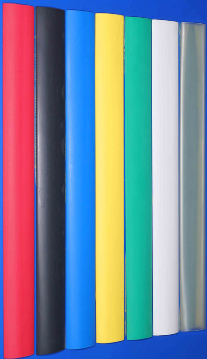 TUBO TERMORESTRINGENTE ROSSO ø 6.4 MM. X 50 cm