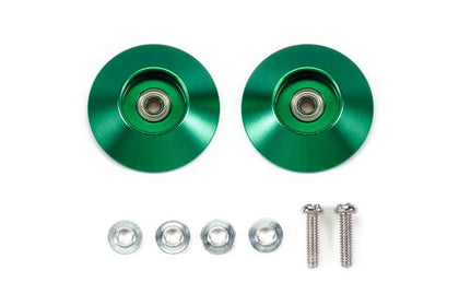 ROTELLE CONICHE ALLUMINIO 19 mm VERDE