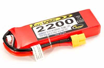 BATTERIA LI-PO 7.4 V 2200 MAH 30C