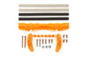 BRAKE SET FOR AR CHASSIS ORANGE