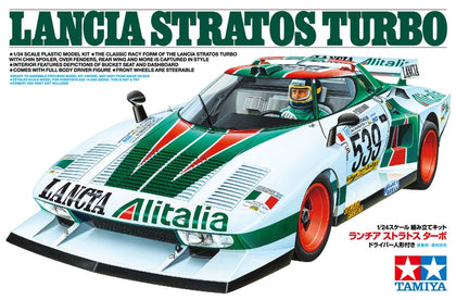 LANCIA STRATOS TURBO ALITALIA CON PILOTA 1/24