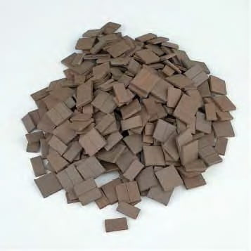 TEGOLA MARRONE SCURO 1.5X11X6 mm 300 PZ