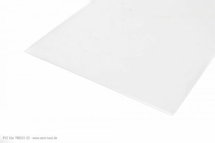 FOGLIO PVC TRASPARENTE 50X35 cm 0.25 mm