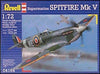 SUPERMARINE SPITFIRE MK V 1/72 LUNGH 12.7 cm