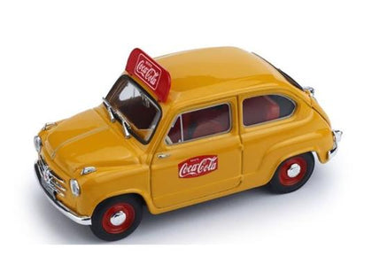 FIAT 600 1° SERIE COCA COLA OLIMPIADI ROMA 1950 1/43