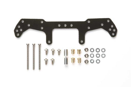 FRP WIDE REAR PLATE CARBONIO AR CHASSIS