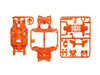 MS CHASSIS SET FLUORESCENT ORANGE