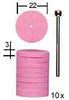 DISCHI MOLETTE ABRASIVI IN CORINDONE 10 PZ