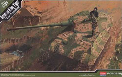 GERMAN KING TIGER LAST PRODUCTION 1/35 LUNGH 288 mm