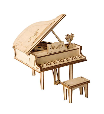 PIANOFORTE DA COSTRUIRE IN LEGNO 11.5X12.5X12 cm