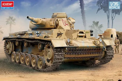 GERMAN PANZER III AUSF AFRIKA KORPS 1/35 LUNGH 160 mm