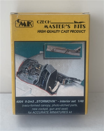 IL-2M3 STORMOVIK INTERIOR SET 1/48 RESINA