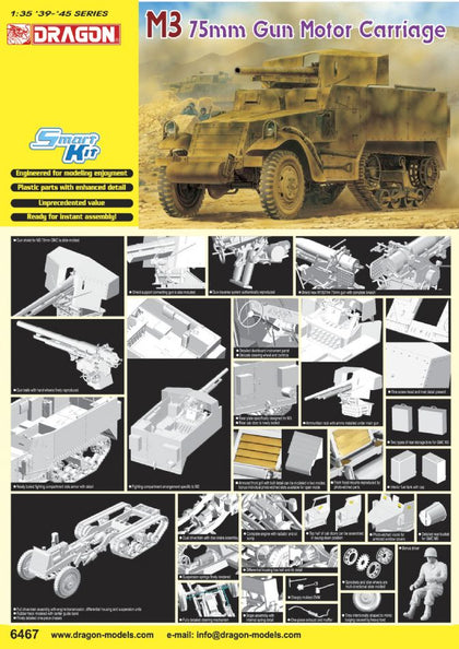 M3 75 mm GUN MOTOR CARRIAGE 1/35