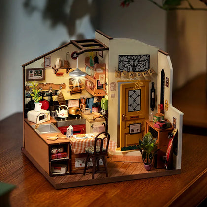 MINIATURE HOUSE COZY KITCHEN IN KIT