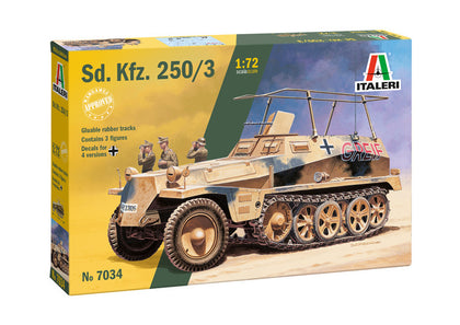 CAMIONETTA CINGOLATA SD. KFZ. 250/3 1/72 LUNGH 6.6 cm