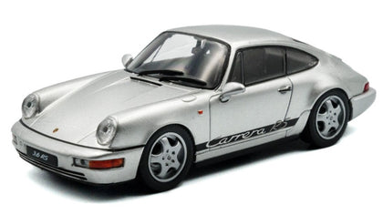 PORSCHE 911 964 RS COUPE' SILVER 1/43