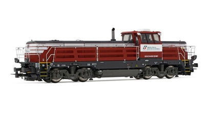 LOCOMOTIVA MERCITALIA SHUNTING & TERMINAL H0 FS ROSSO/GRIGIO EP.VI