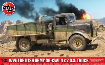 WWII BRITISH ARMY 30-CWT 4X2 G.S. TRUCK 1/35 LUNGH 156 mm