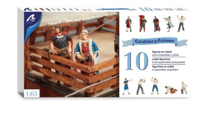 SET 10 FIGURE PER CARAVELLE E GALEONI SCALA 1/80