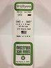 STRIP POLISTRENE 1X1.5 mm LUNGH 36 cm N.10 PZ