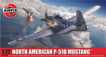 NORTH AMERICAN P-51D MUSTANG 1/72 LUNGH 136 mm