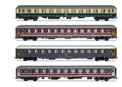 SET ITALIEN-HOLLAND EXPRESS 4 CARROZZE H0 FS