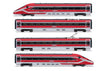 FRECCIAROSSA 1000 NUOVA LIVREA 4 ELEMENTI EP.IV FS SCALA N