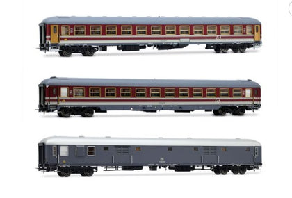 SET ALPEN-EXPRESS ROMA-MONACO 2 CARROZZE UIC 2CL+BAG EP.IV