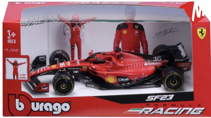 FERRARI SF-23 1/24 CHARLES LECLERC CON PILOTA