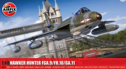 HAWKER HUNTER FGA.9/FR.10/GA.11 1/48 LUNGH 291 mm