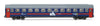 CARROZZA Z1 2° CLASSE INTERCITY NOTTE EP.VI FS H0