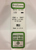 STRIP POLISTRENE 0.75X1.5 mm LUNGH 36 cm N.10 PZ