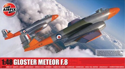 GLOSTER METEOR F.8 1/48 LUNGH 287 mm