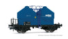 CARRO SILO A DUE ASSI TIPO UCS AUSILIARE BLU EP.IV H0 FS