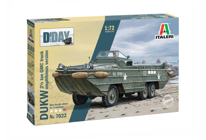 VEICOLO ANFIBIO SBARCO IN NORMANDIA DUKW 1/72 LUNGH 11.7 cm