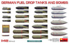 GERMAN FUEL DROP TANKS AND BOMBS 1/48