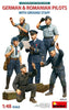 GERMAN & ROMANIAN PILOTS WITH GROUND STAFF 1/48