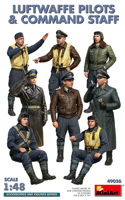 LUFTWAFFE PILOTS & COMMAND STAFF 1/48