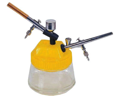 SET PULIZIA AEROGRAFI RECIPIENTE VETRO