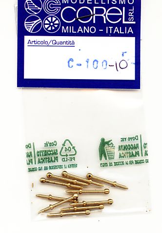 CANDELIERE 1 FORO 10 mm 10 PZ
