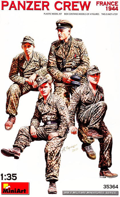 PANZER CREW FRANCE 1944 1/35