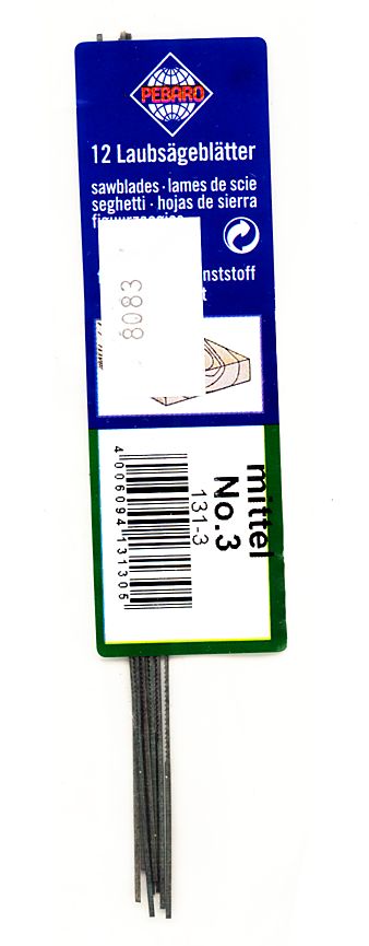SEGA TRAFORO PER LEGNO N.3