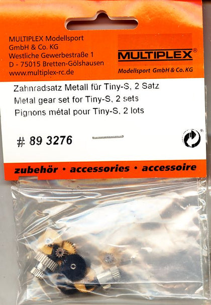 INGRANAGGI METALLO PER SERVO MULTIPLEX TINY-S