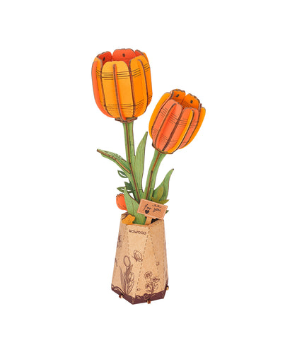VASO ORANGE TULIP