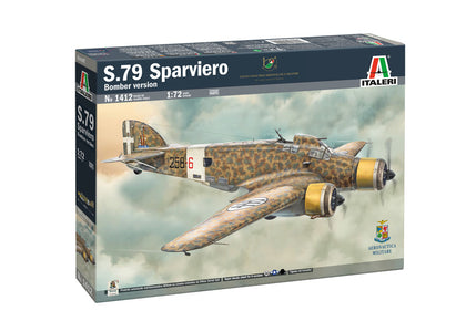 S.79 SPARVIERO 1/72 LUNGH 22.5 cm