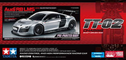 AUDI R8 LMS 1/10 4WD CARROZZ.VERNICIATA