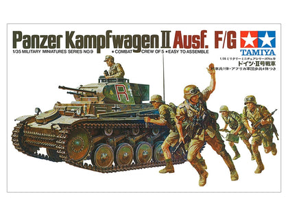 PANZER KAMPFWAGEN II AUSF F/G 1/35 CON 5 FIGURE
