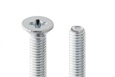 VITI ACCIAIO 2X6 mm 20 PZ TESTA SVASATA