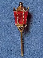 FANALE PIRAMIDALE SUPPORTO VERTICALE 30mm